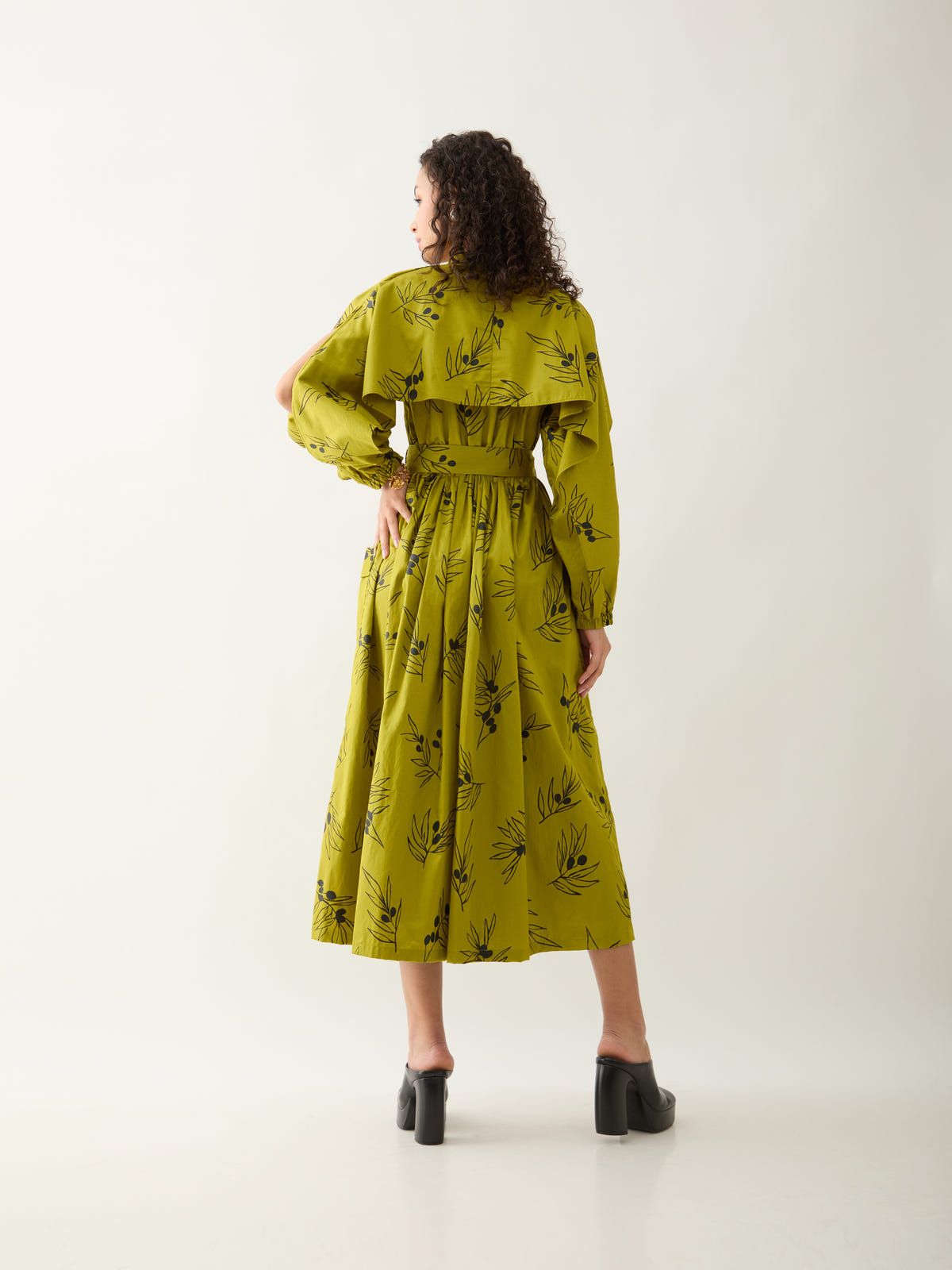 ASTON DRESS - LEAF - image 3