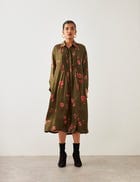 RUMI DRESS - LILY GREEN view 1