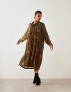 RUMI DRESS - LILY GREEN view 2