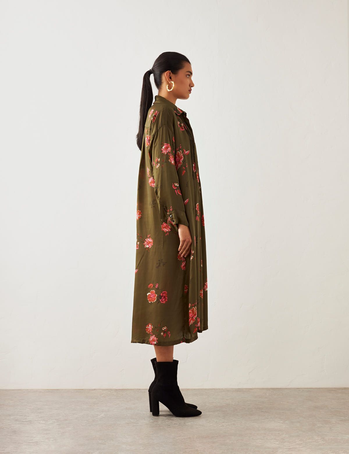 RUMI DRESS - LILY GREEN - image 3