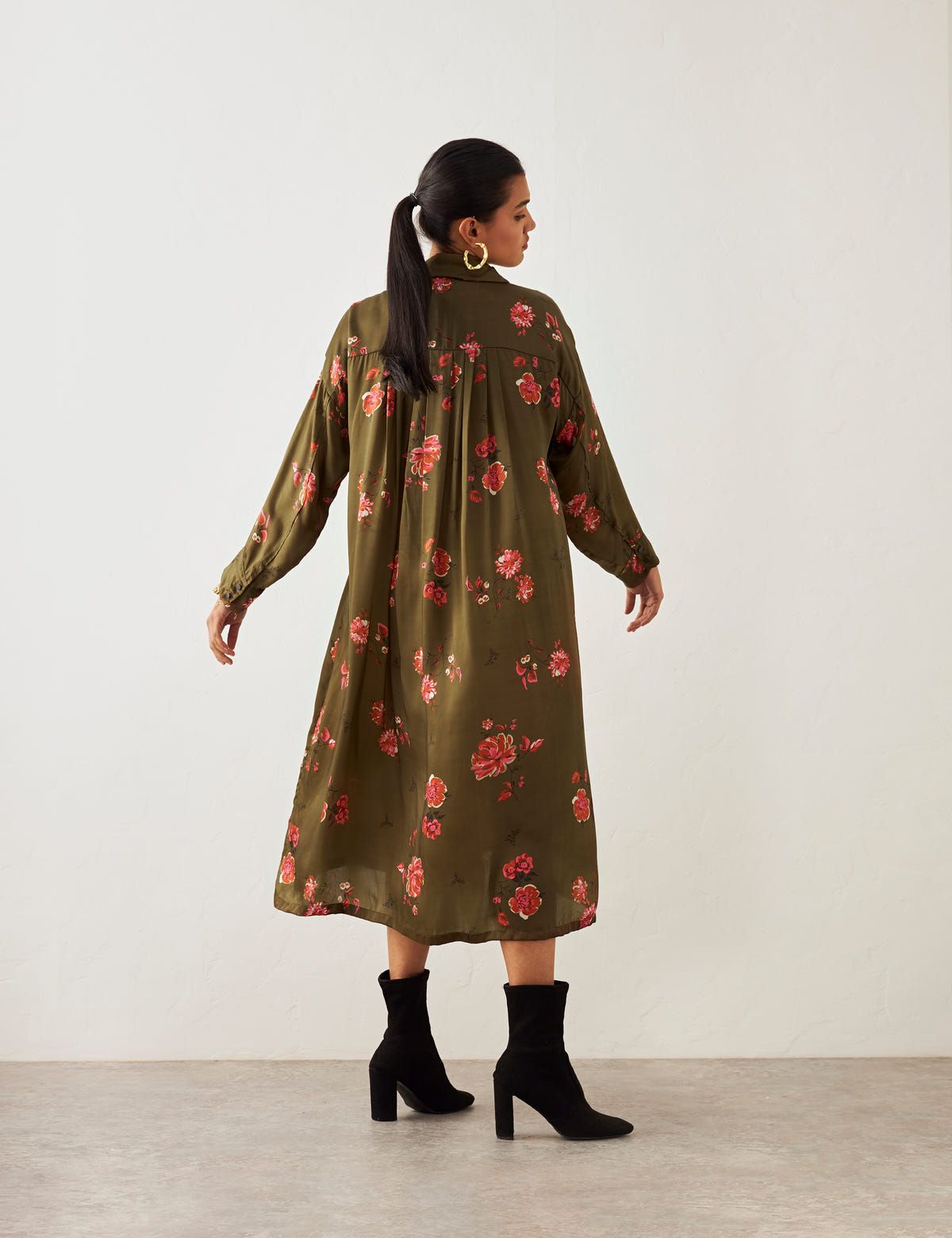 RUMI DRESS - LILY GREEN - image 5