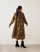 RUMI DRESS - LILY GREEN view 5
