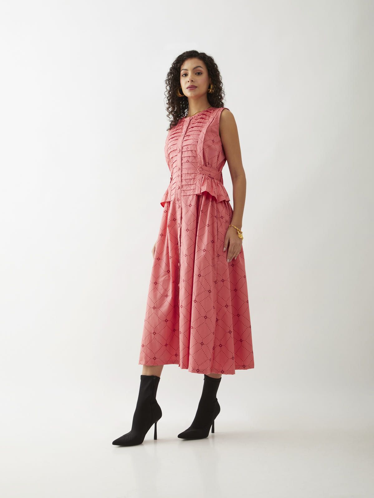 WILLOW DRESS - SALMON - image 2