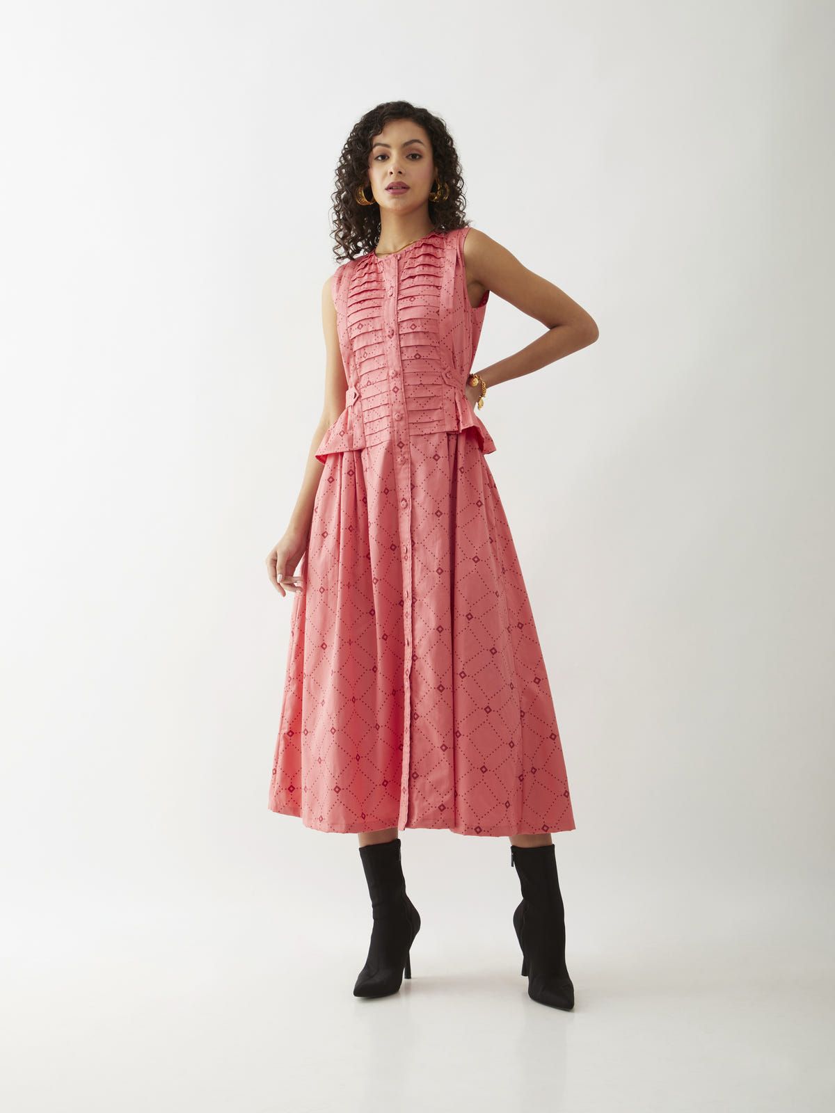 WILLOW DRESS - SALMON - image 6