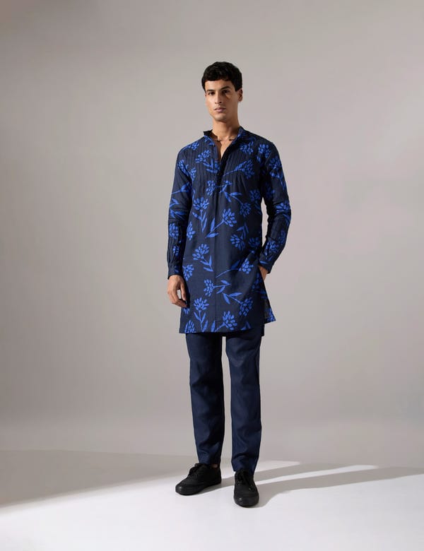 SON OF A NOBLE - SNOB — Abel Paradise Kurta Set - Navy