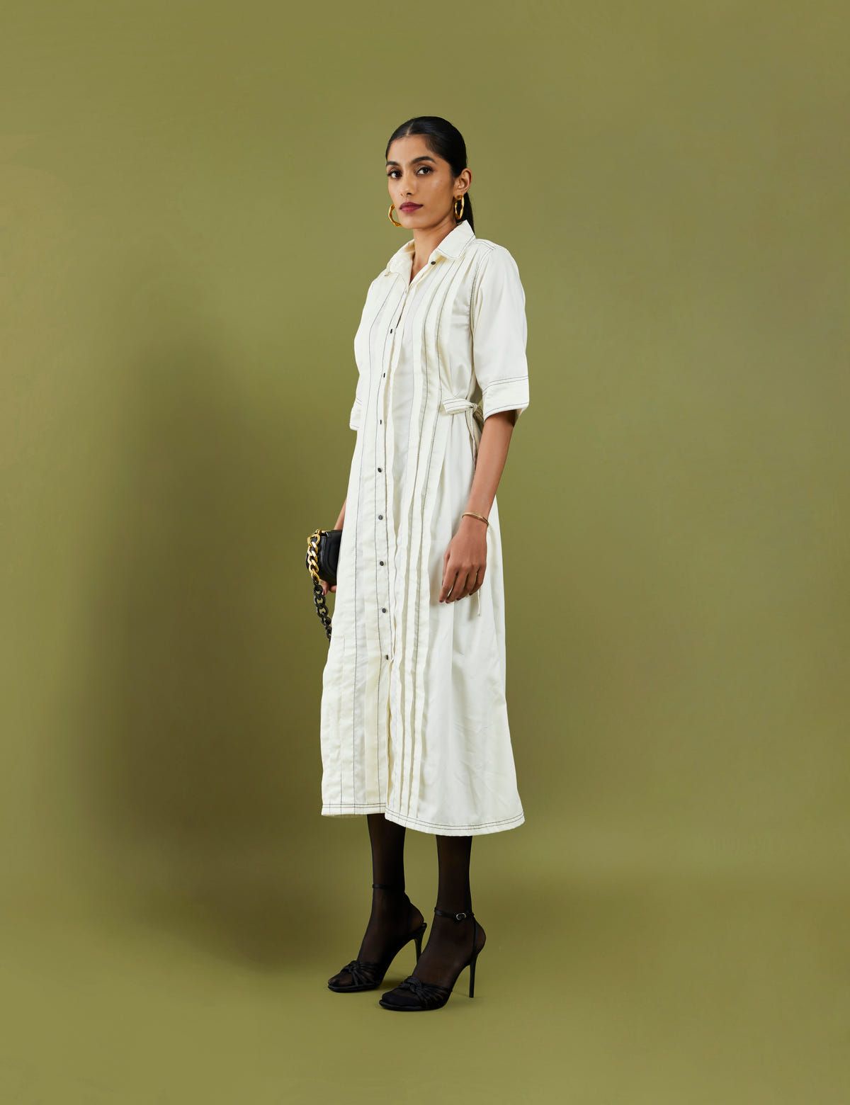 SONNET DRESS  - OFF WHITE - image 2
