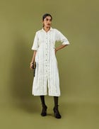 SONNET DRESS  - OFF WHITE view 4