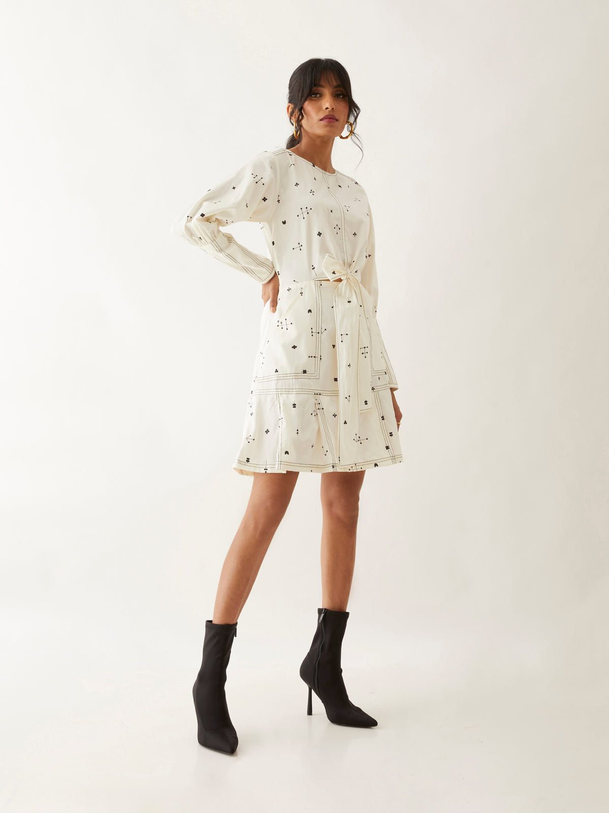 DANNY DRESS - OFF WHITE - image 2