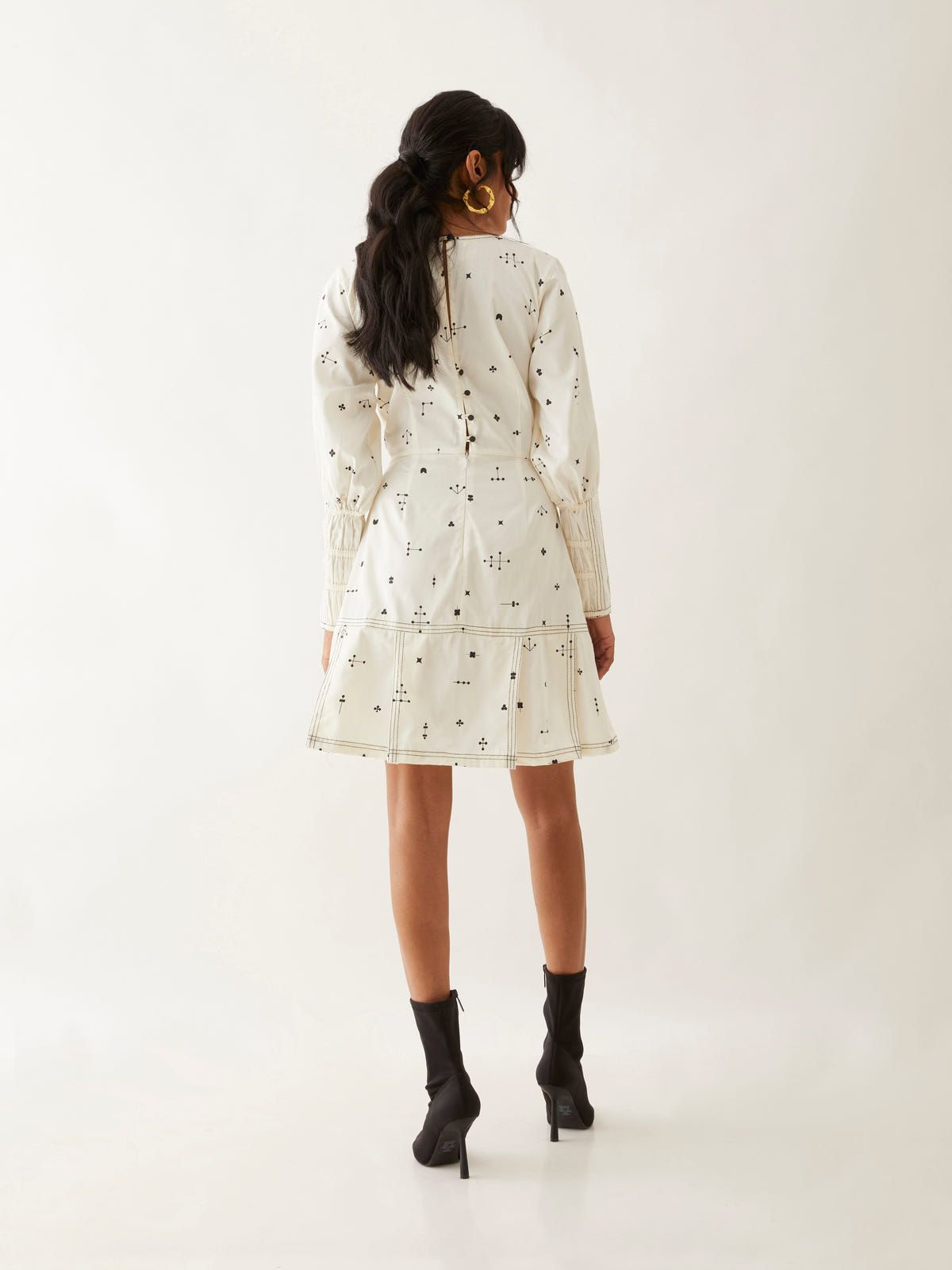 DANNY DRESS - OFF WHITE - image 3