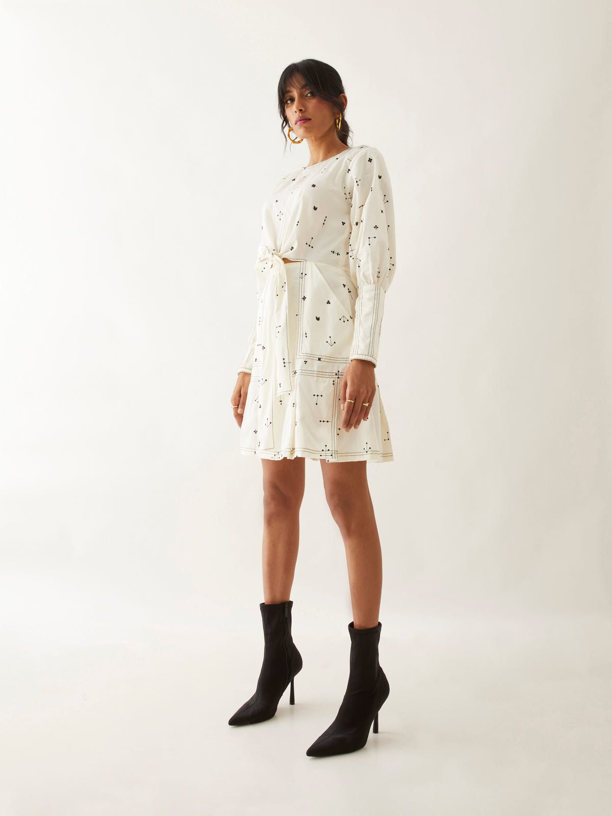 DANNY DRESS - OFF WHITE - image 4