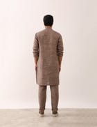 KRISH GATSBY KURTA - STONE view 3