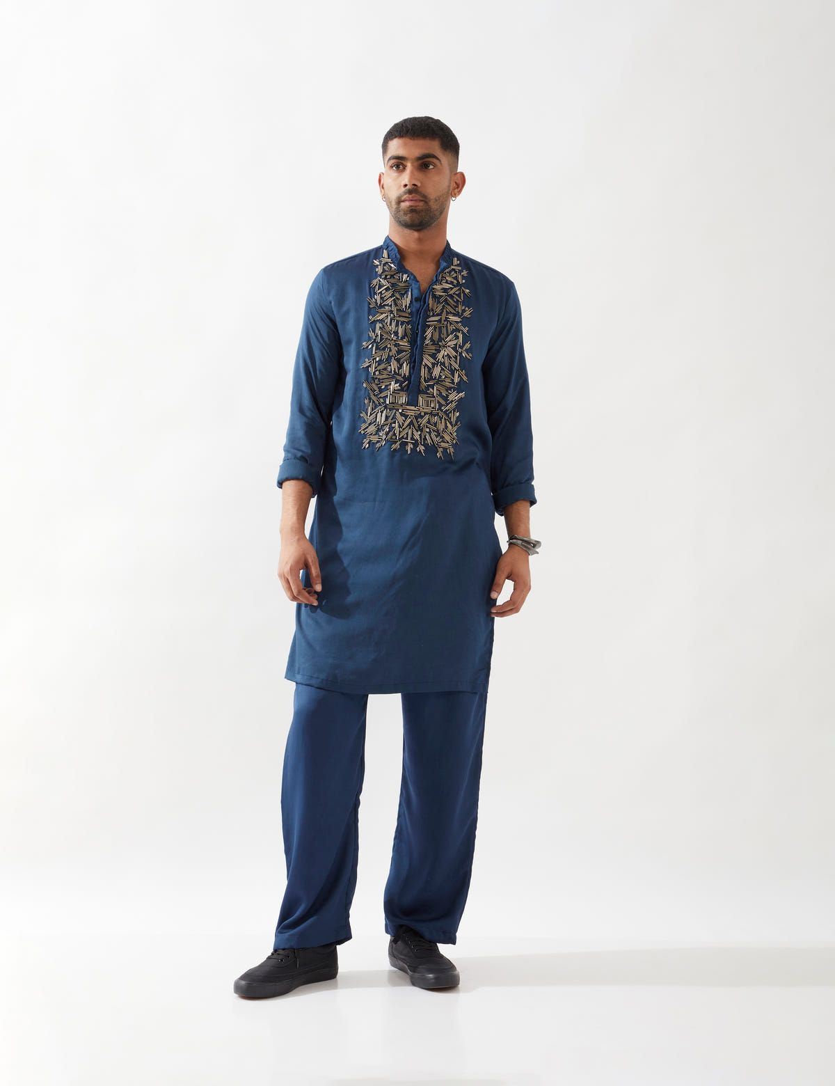 KEV KURTA SET - NAVY - image 1