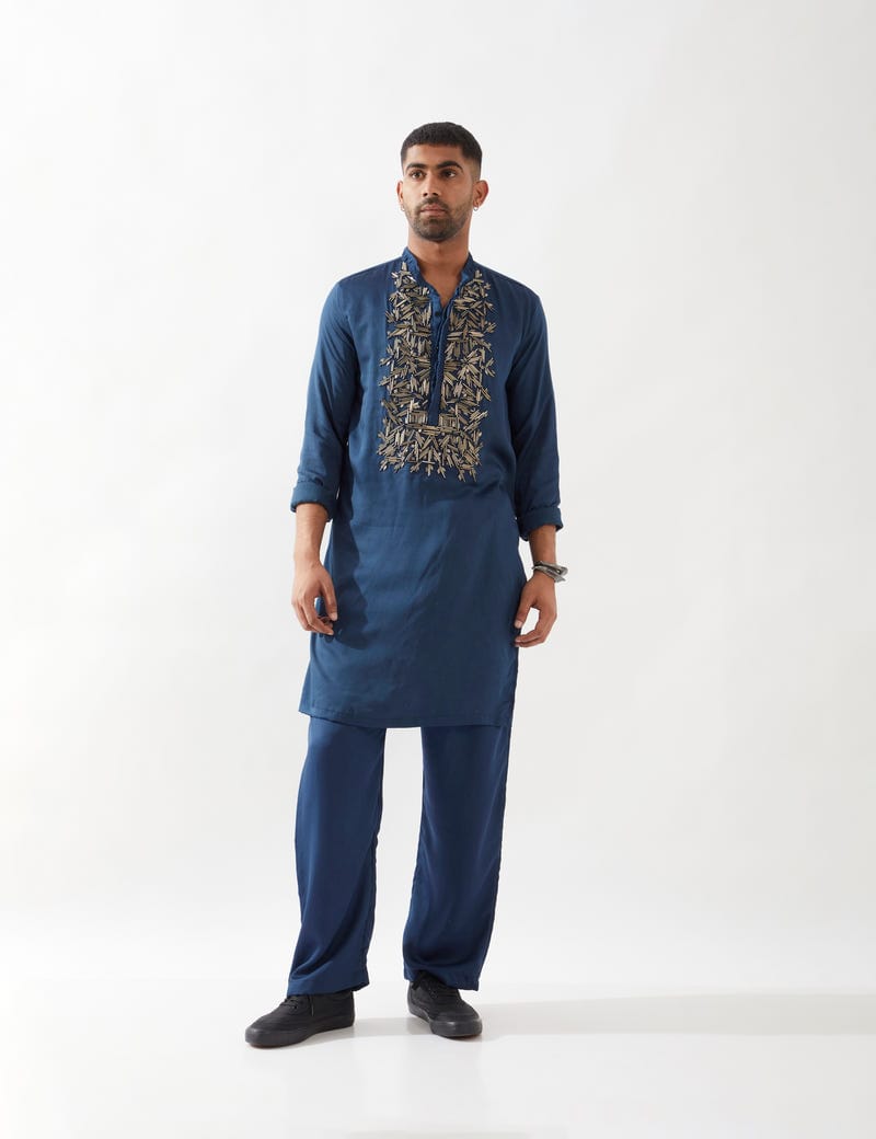 KEV KURTA SET - NAVY