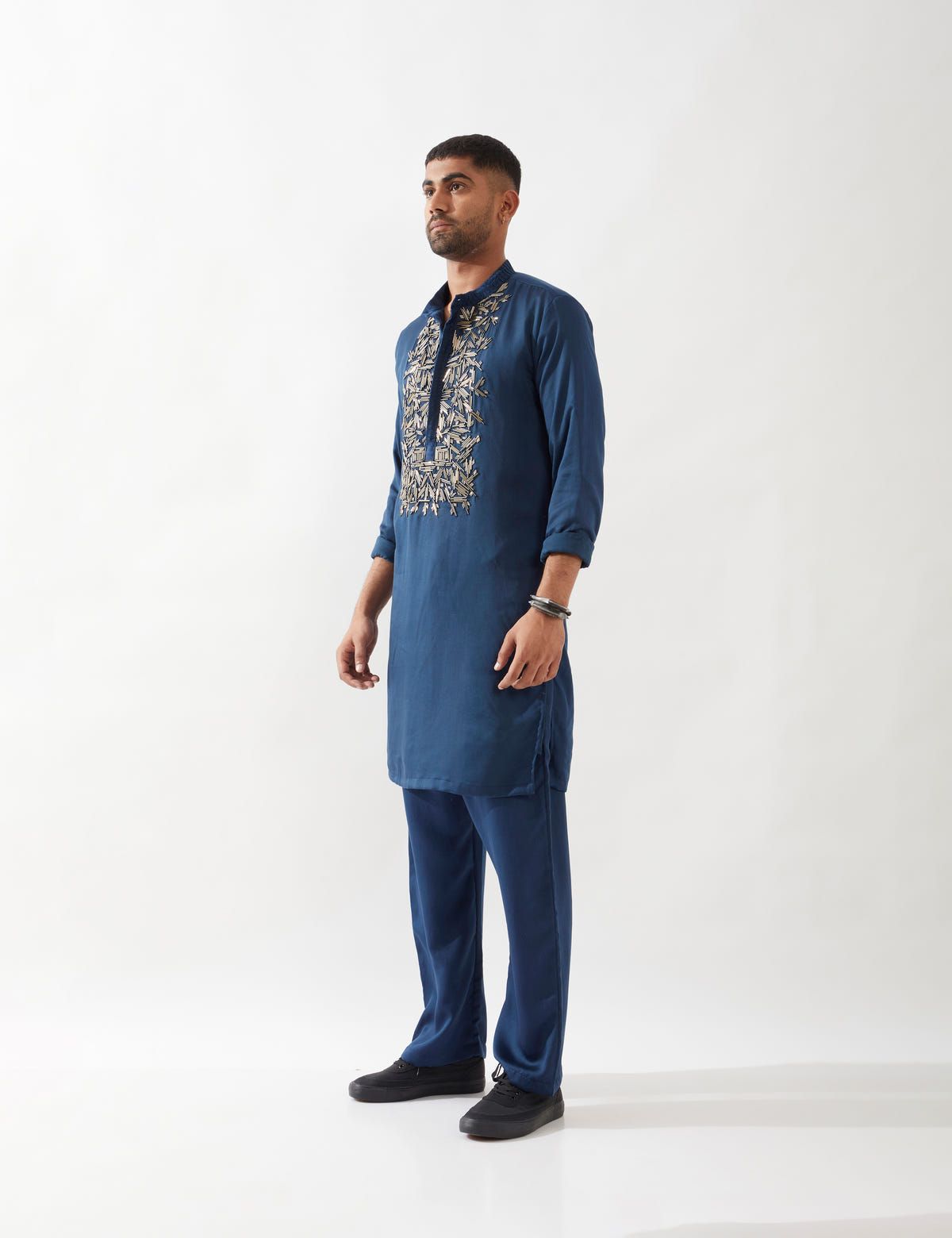 KEV KURTA SET - NAVY - image 3