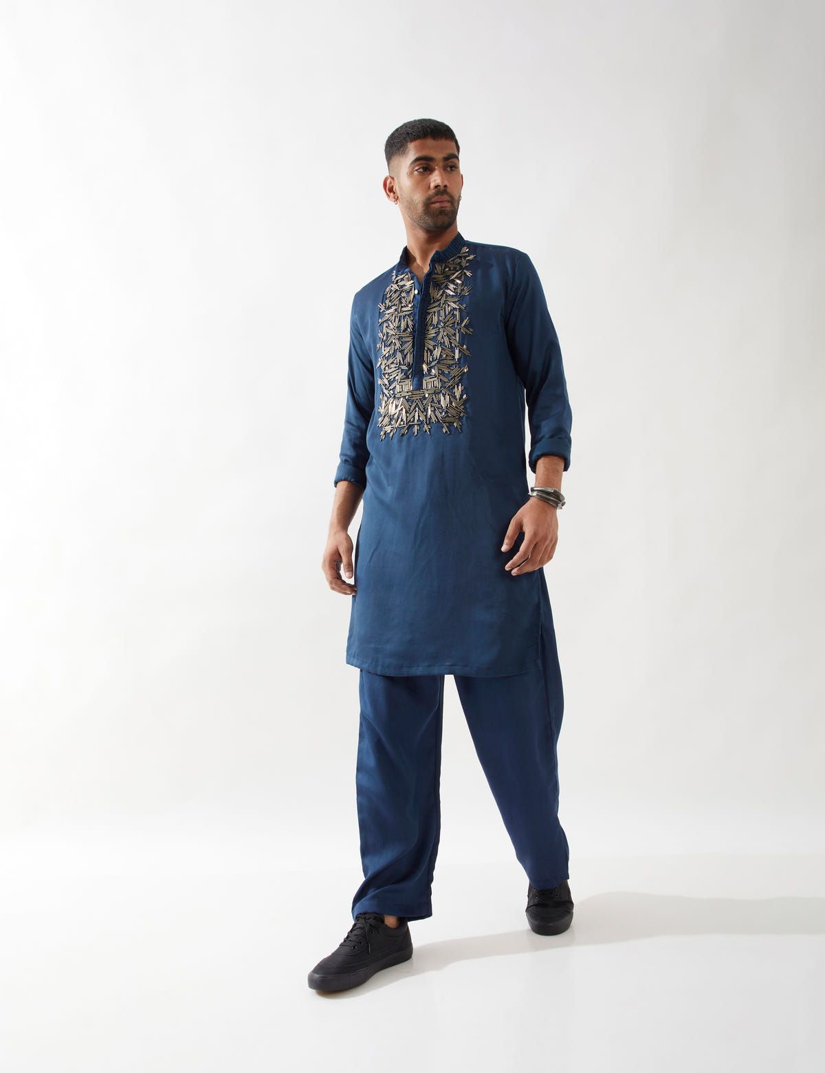 KEV KURTA SET - NAVY - image 8