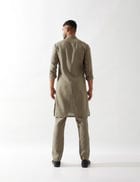 HARISON KURTA SET - OLIVE view 9