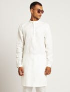 MOGA KURTA - WHITE view 1