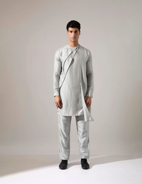 SON OF A NOBLE - SNOB — Dorian Kurta Set - Grey