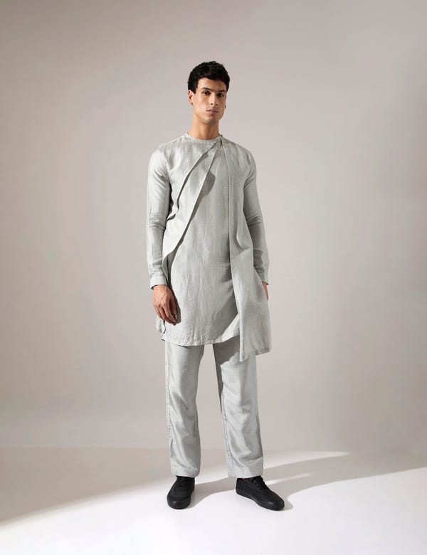SON OF A NOBLE - SNOB — Dorian Kurta Set - Grey