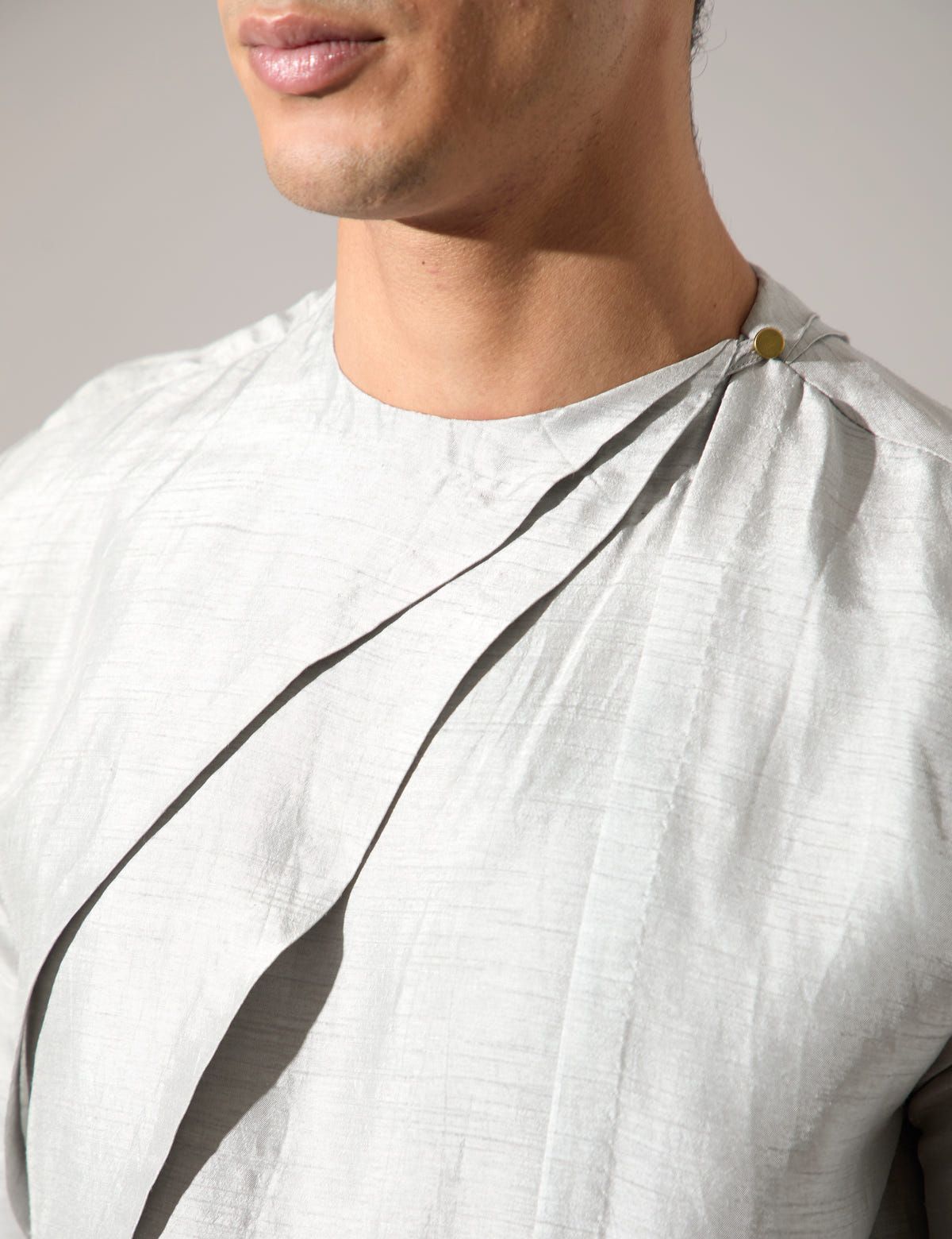Dorian Kurta Set - Grey - image 5