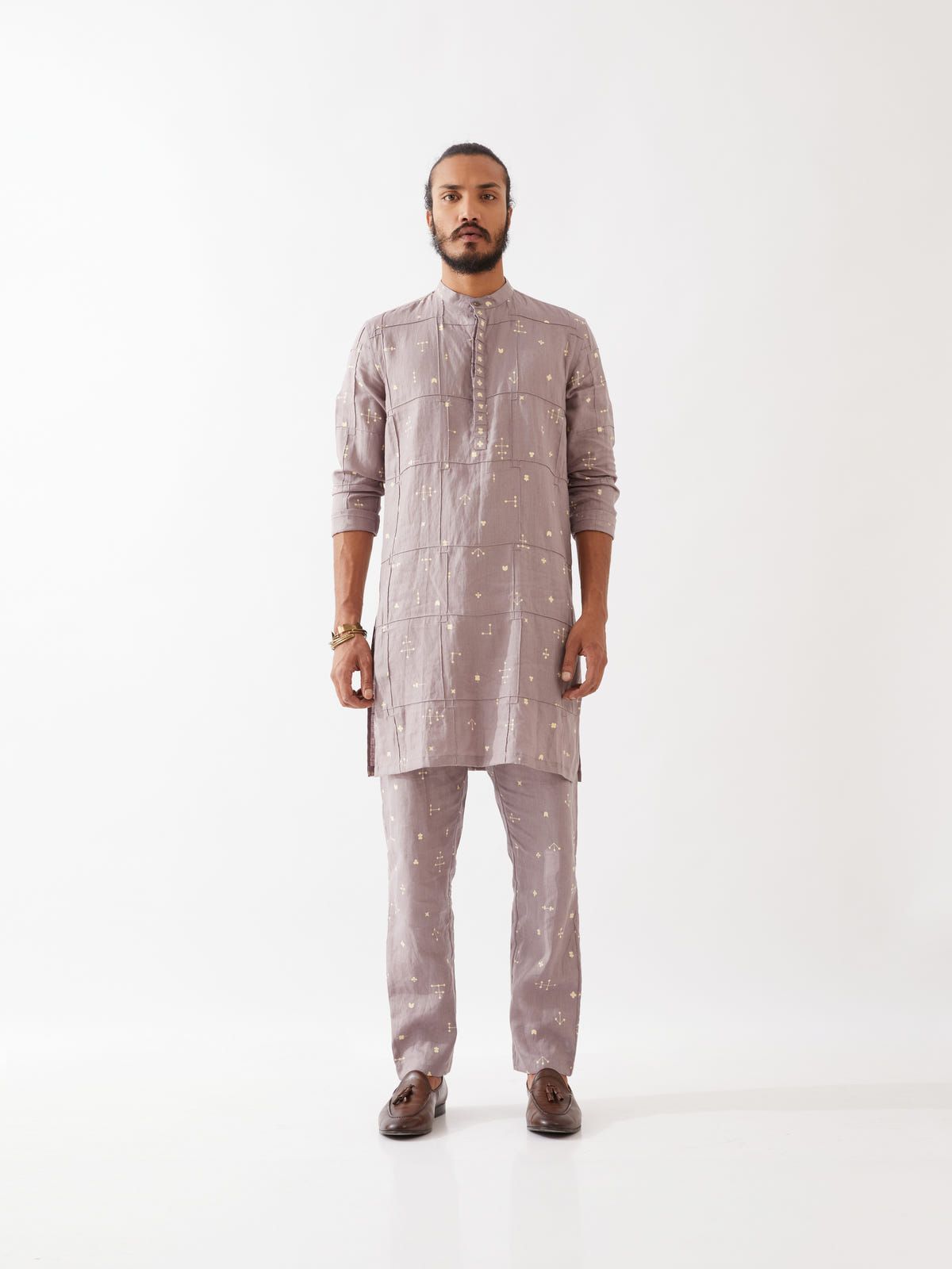 DIEGO ELEMENTS KURTA - PURPLE - image 2