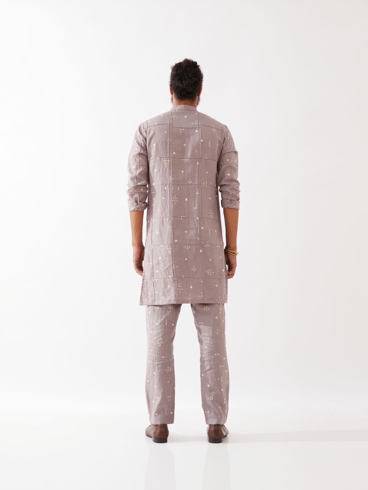 DIEGO ELEMENTS KURTA - PURPLE - image 4
