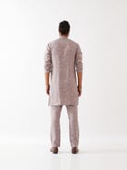DIEGO ELEMENTS KURTA - PURPLE view 4
