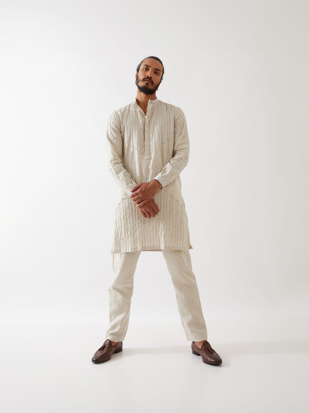 GABRIEL KURTA SET - IVORY - image 5