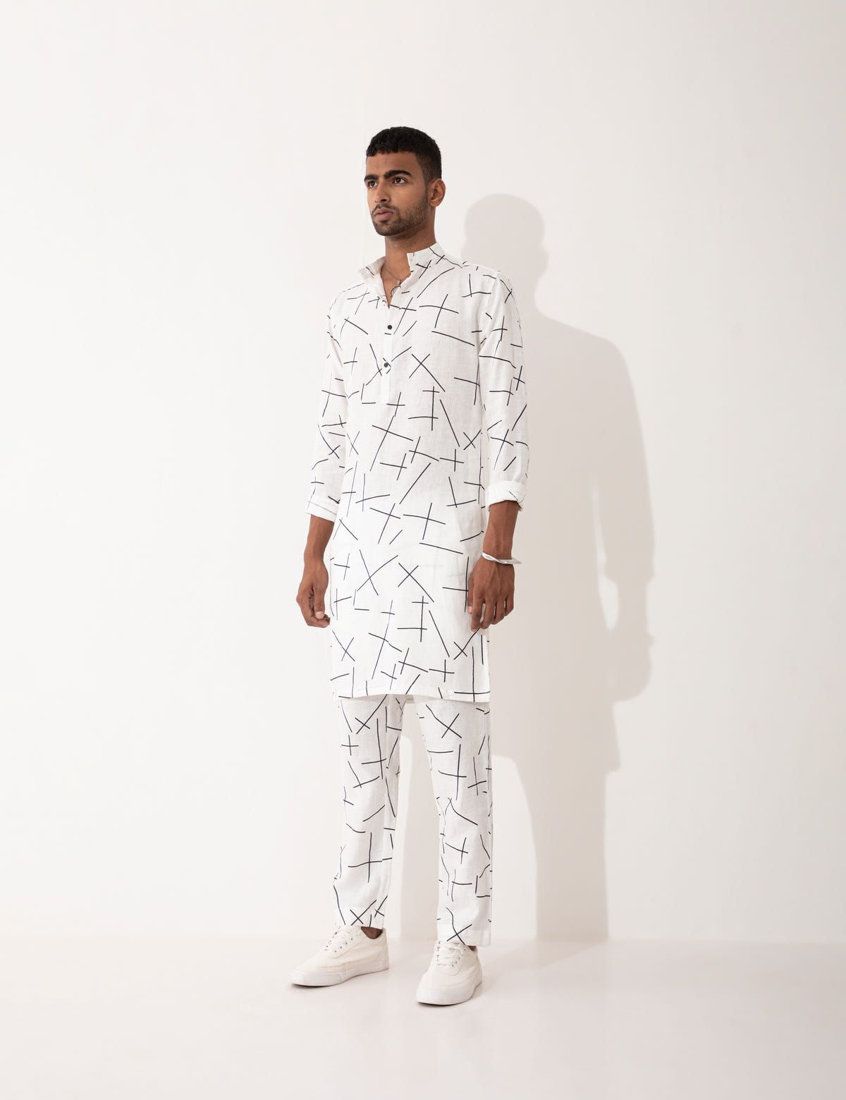 ZANDER MATCHES KURTA - WHITE - image 2