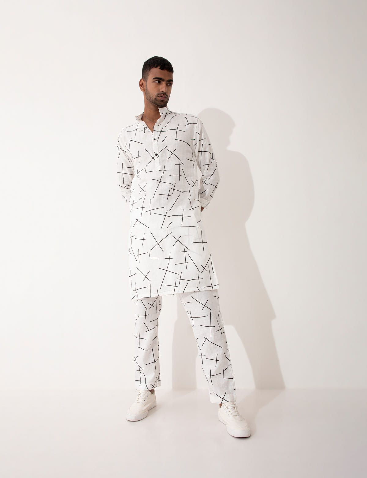 ZANDER MATCHES KURTA - WHITE - image 5