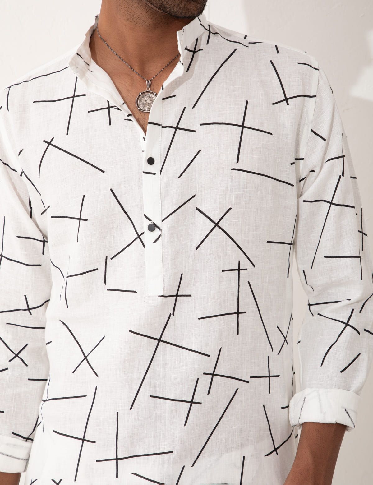 ZANDER MATCHES KURTA - WHITE - image 8