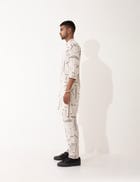 HAZEL CONTRA KURTA- IVORY view 4