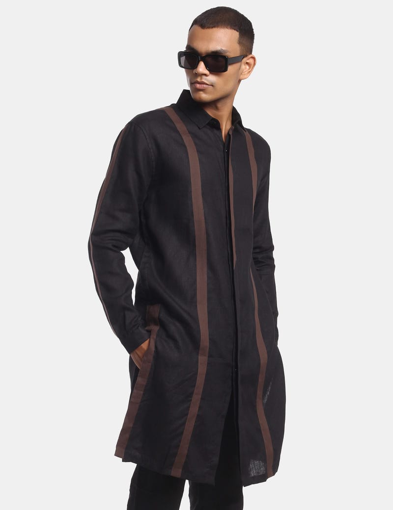Ely - Kurta - Black