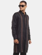 Ely - Kurta - Black view 4