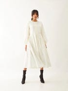 HAZEL DRESS - OFF WHITE view 1