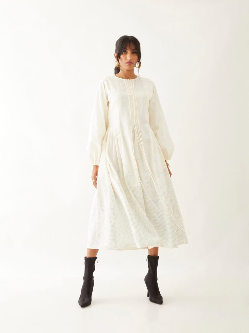 HAZEL DRESS - OFF WHITE