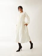 HAZEL DRESS - OFF WHITE view 4