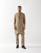 AIDEN PATHWAY KURTA - OLIVE view 1