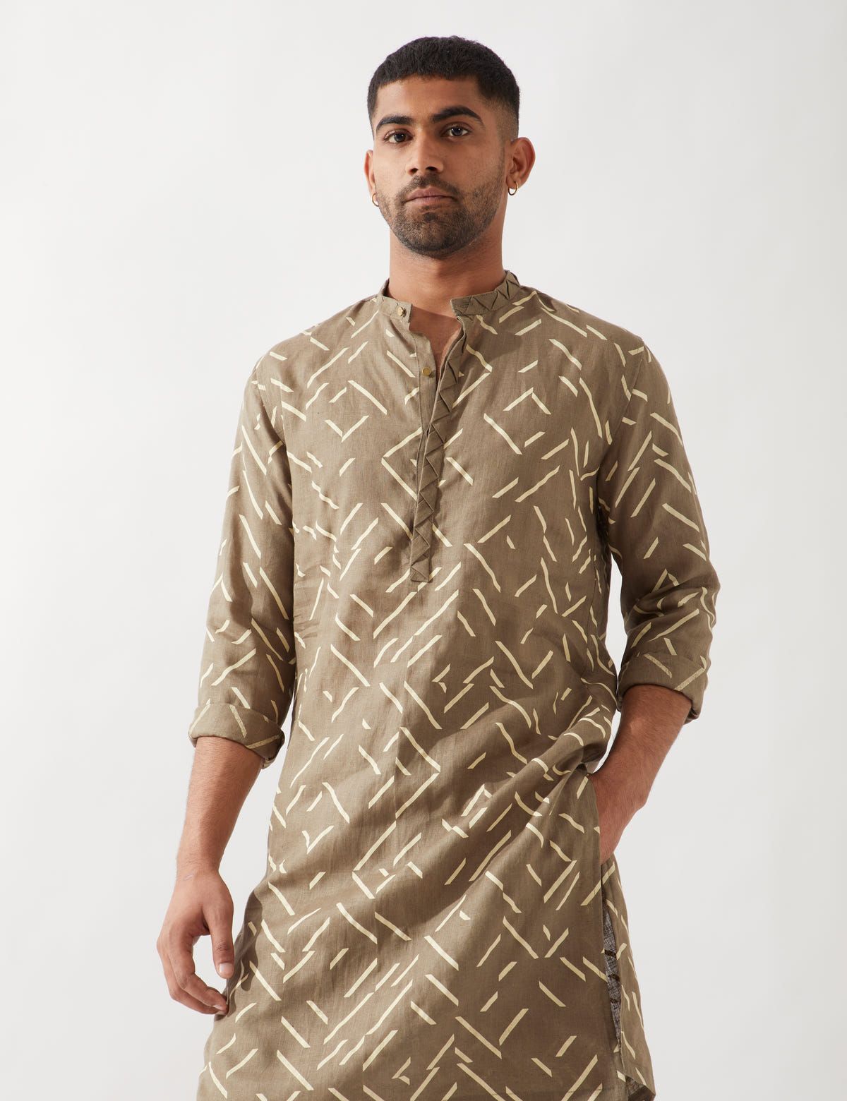 AIDEN PATHWAY KURTA - OLIVE - image 6