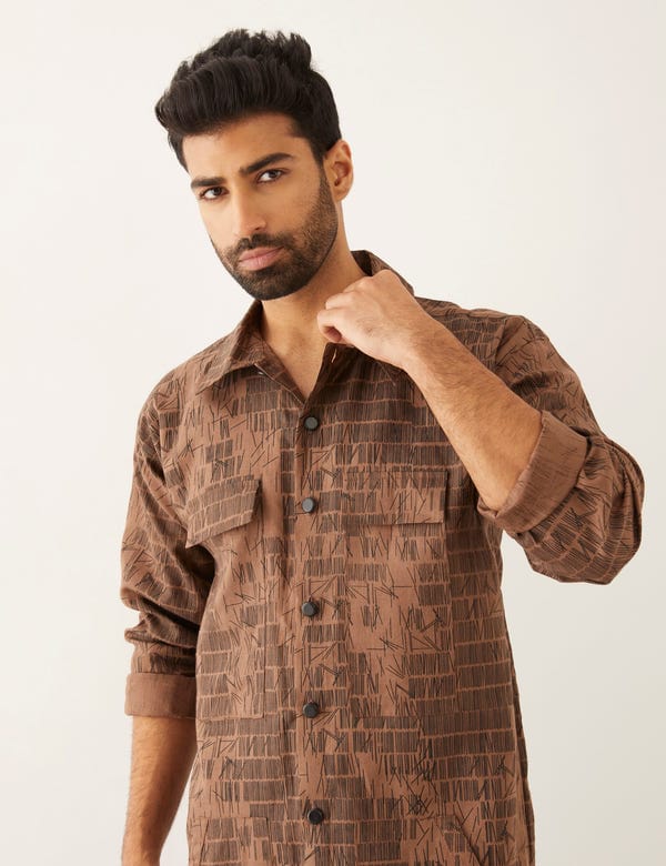 SON OF A NOBLE - SNOB — SERRY - DOMINOS - KURTA - BROWN
