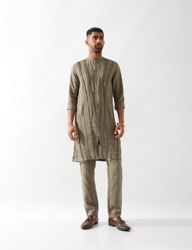 KADEN KURTA SET - OLIVE