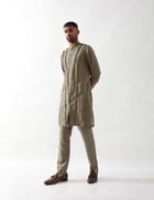 KADEN KURTA SET - OLIVE view 3