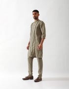 KADEN KURTA SET - OLIVE view 6
