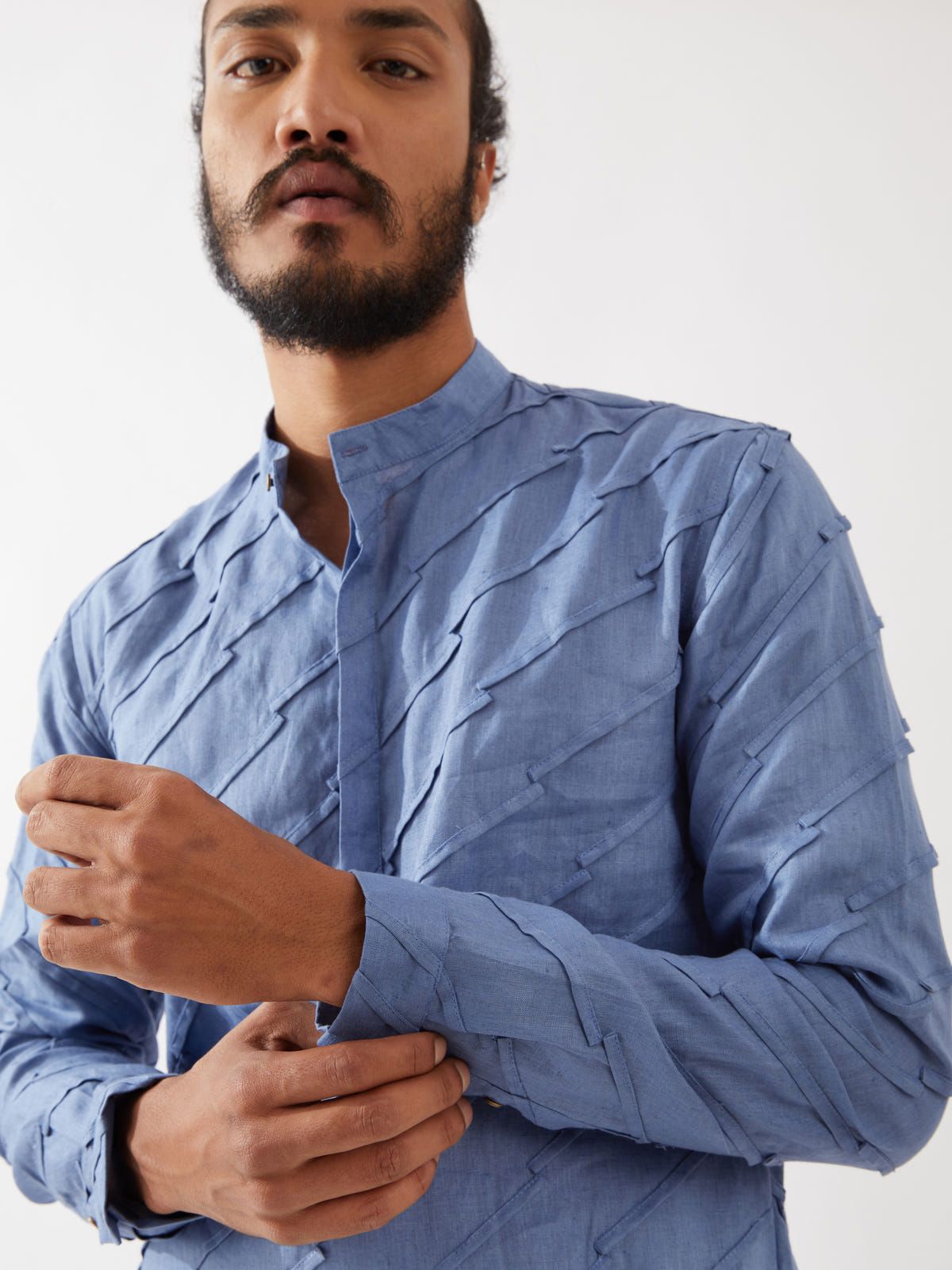 MASON KURTA  - BLUE - image 1