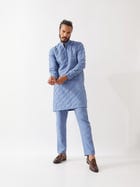MASON KURTA  - BLUE view 5