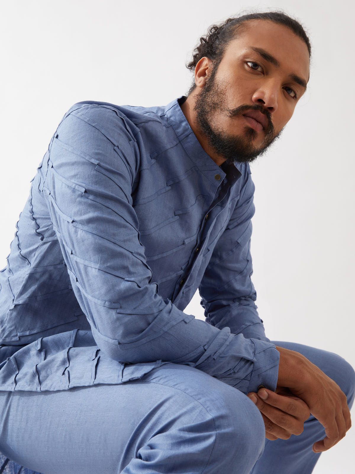 MASON KURTA  - BLUE - image 6