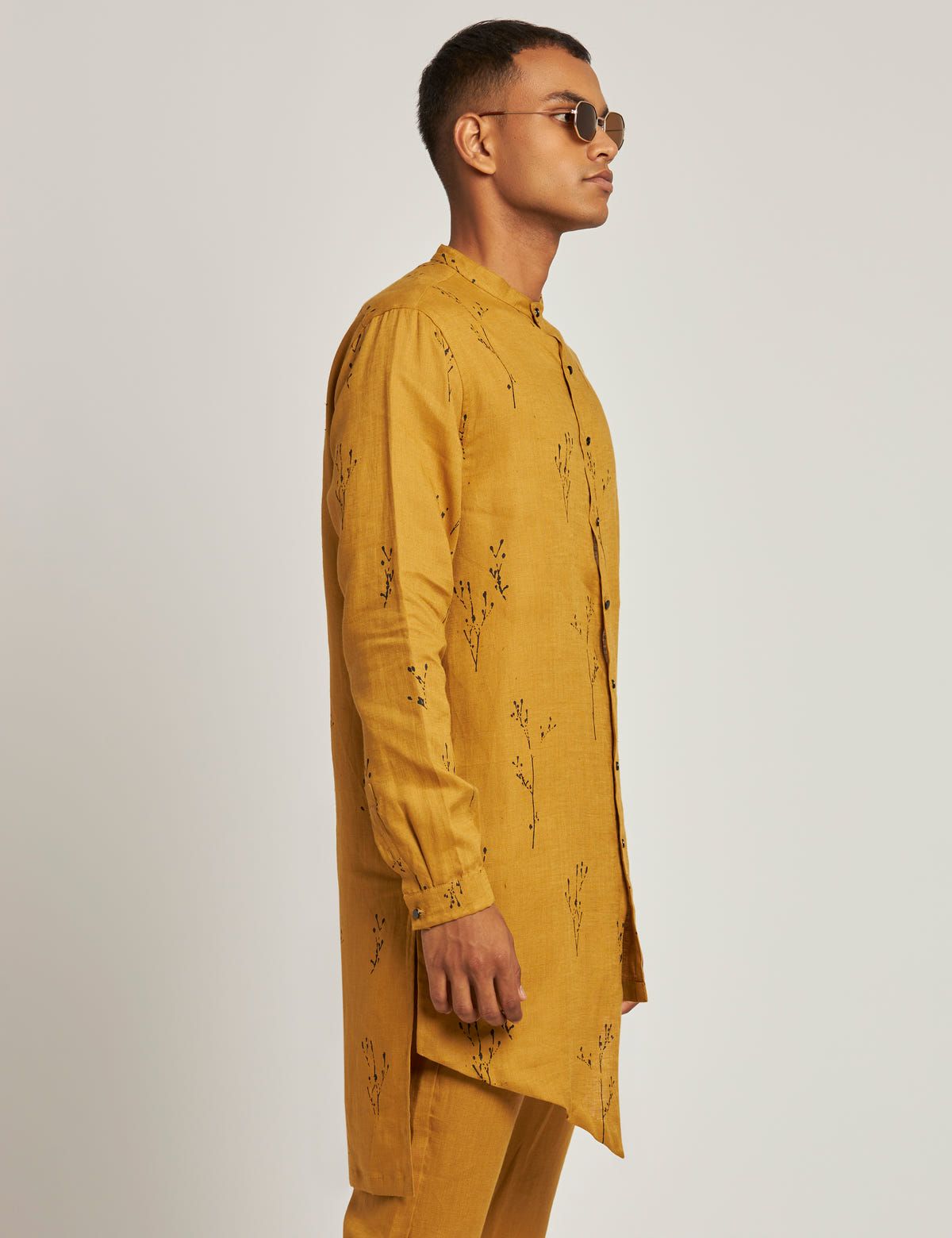 GURUNG KURTA  BOTANY - YELLOW - image 2