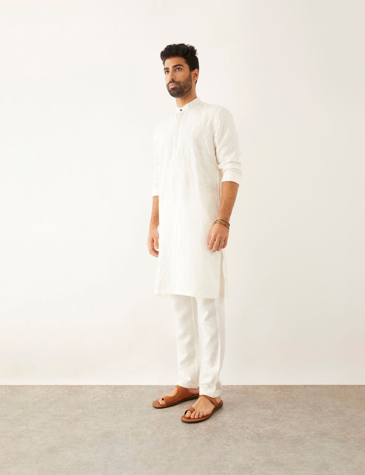 FEZ KURTA SET - WHITE - image 2