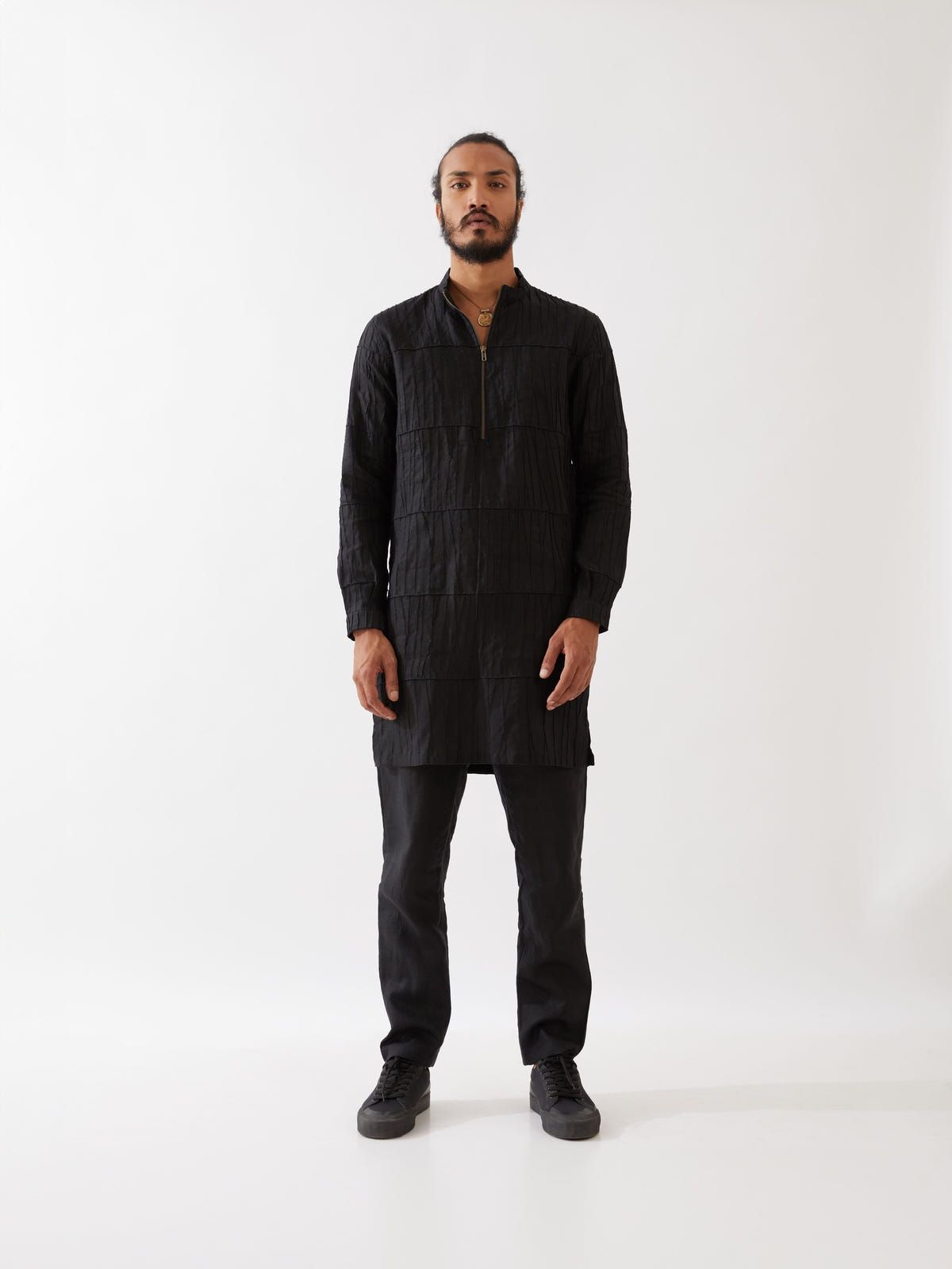 MATEO KURTA SET - BLACK - image 4