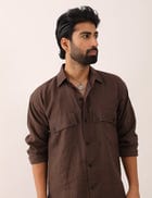 KABIR SHIRT - BROWN view 1